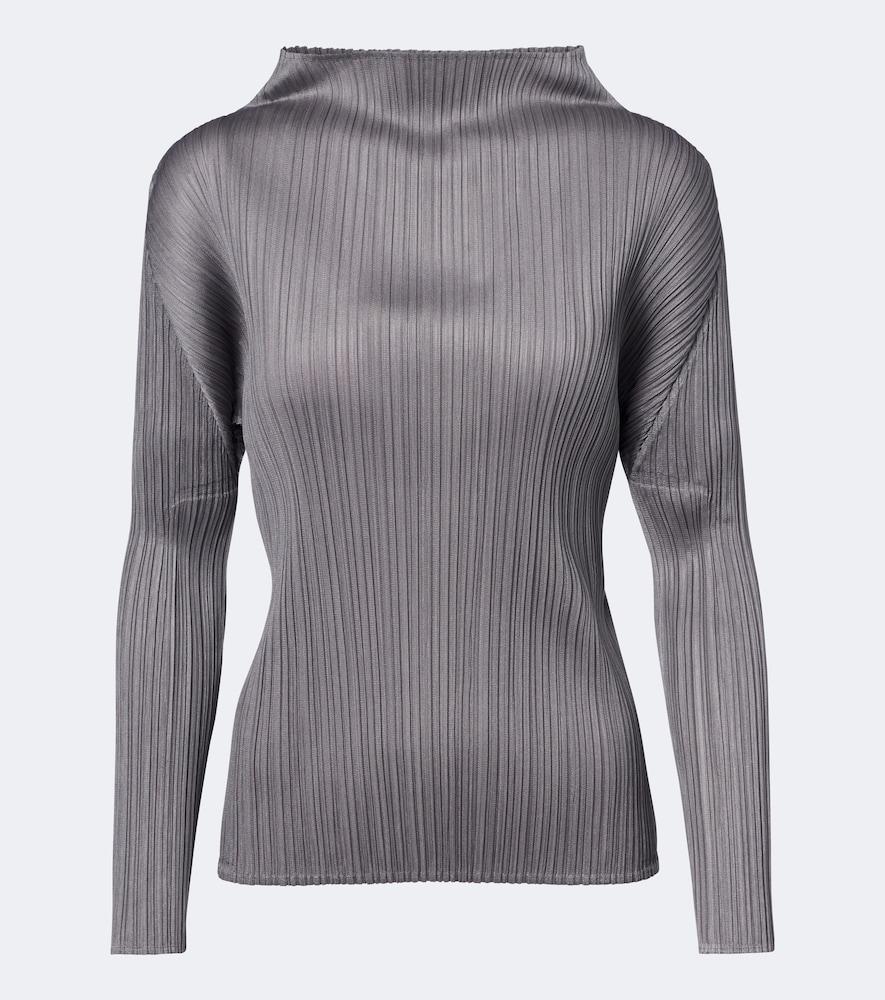 pleats please issey miyake basics pleated top