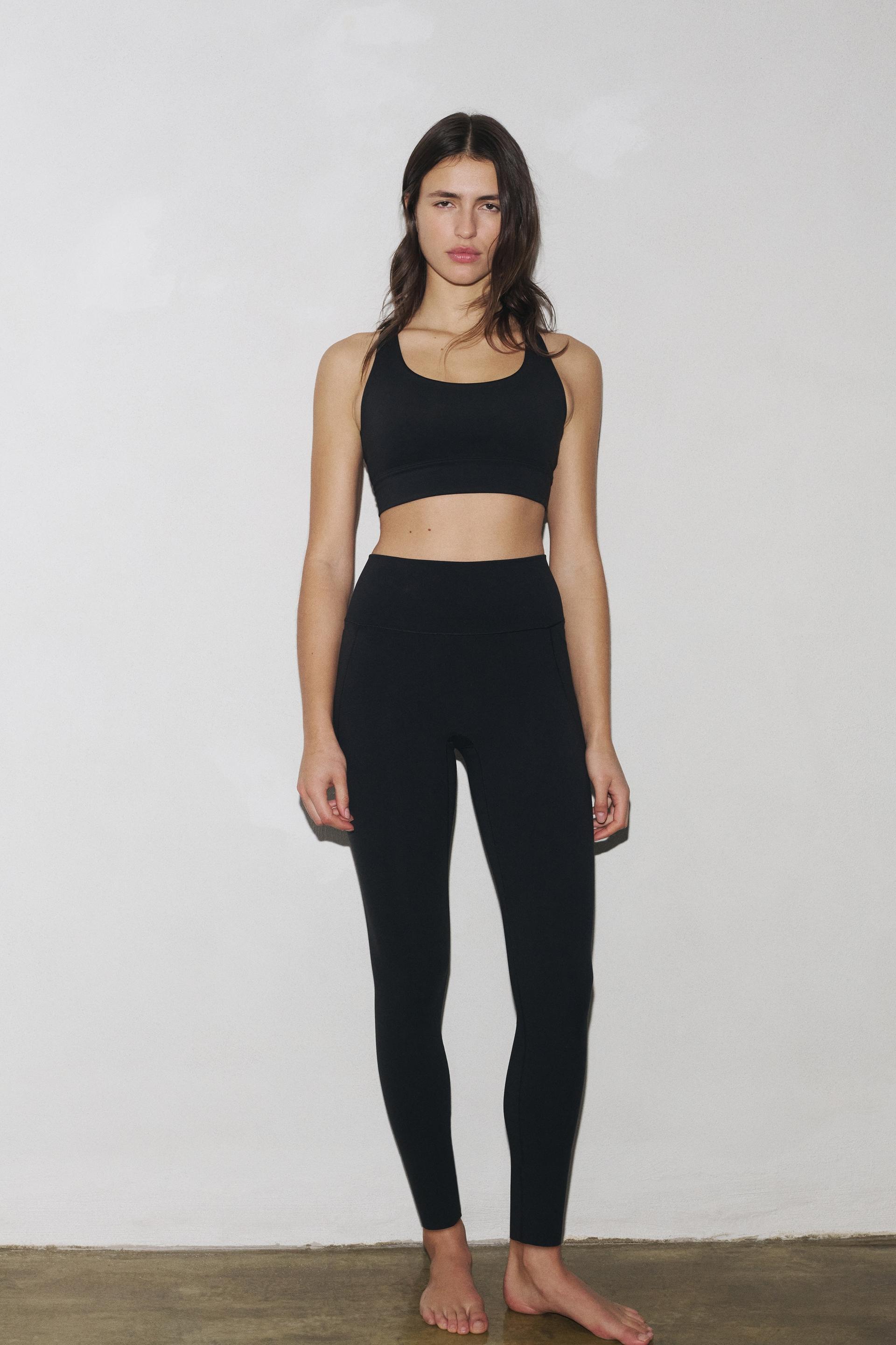 pocket-detail sports leggings with softmove™