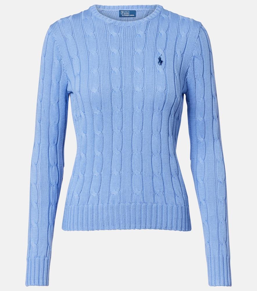 polo ralph lauren cable-knit cotton sweater