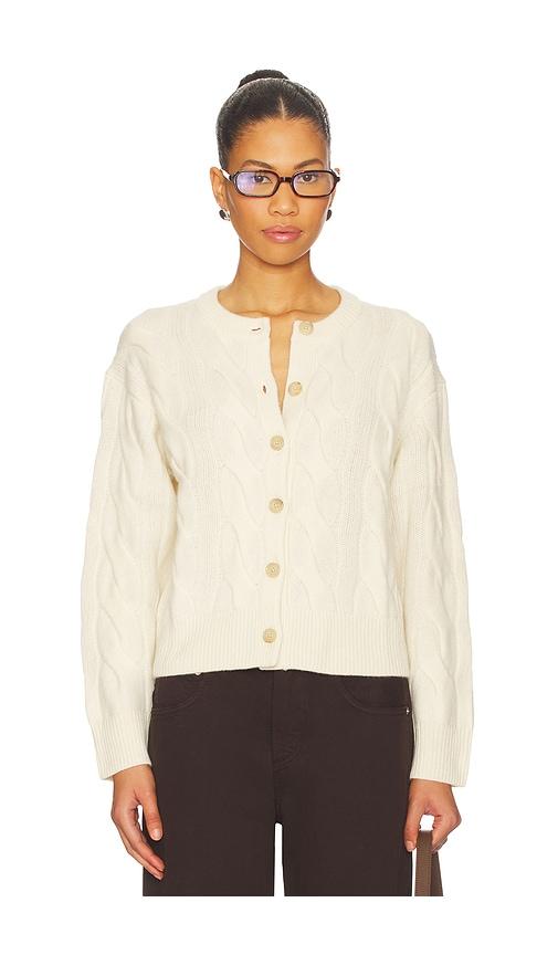 polo ralph lauren cable knit wool cashmere cardigan in cream. - size s (also in xl)
