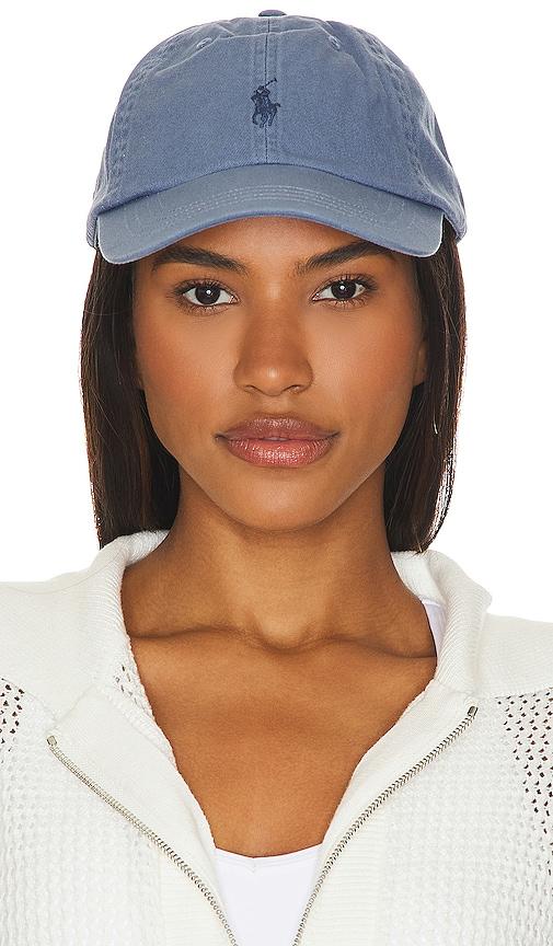 polo ralph lauren chino cap in blue.