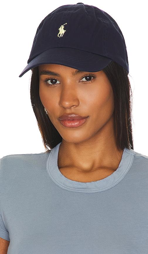 polo ralph lauren chino cap in blue.