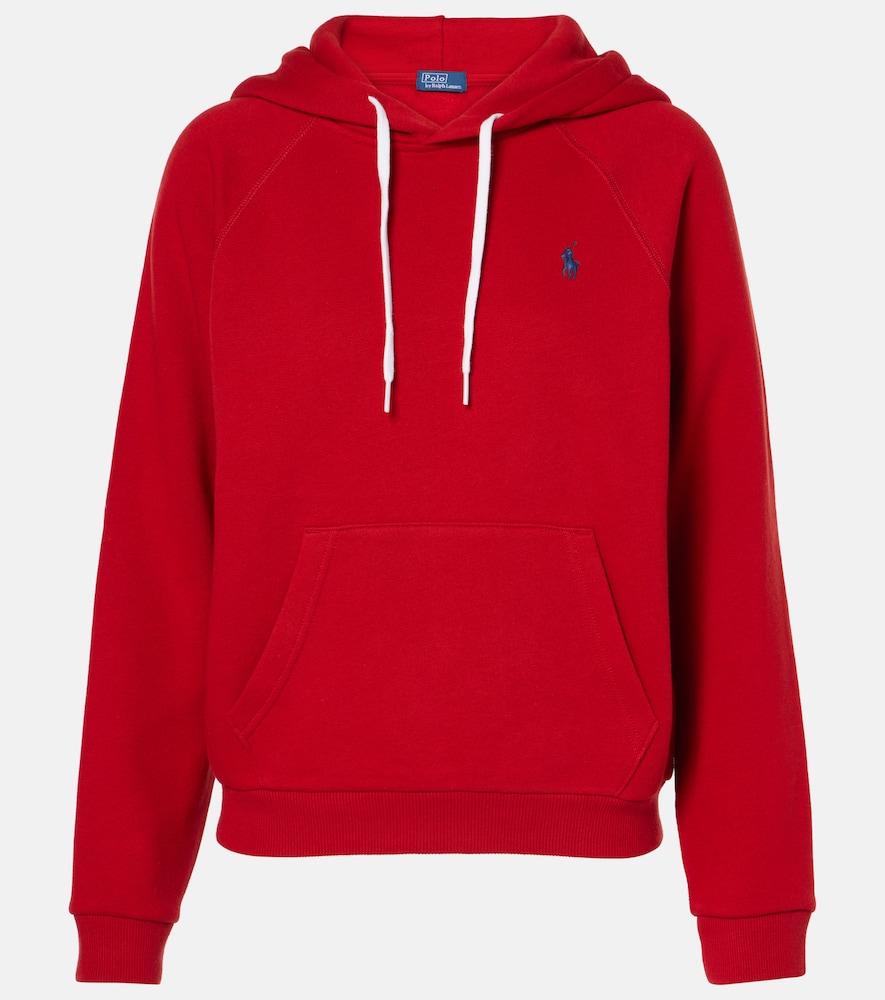 polo ralph lauren cotton-blend fleece hoodie