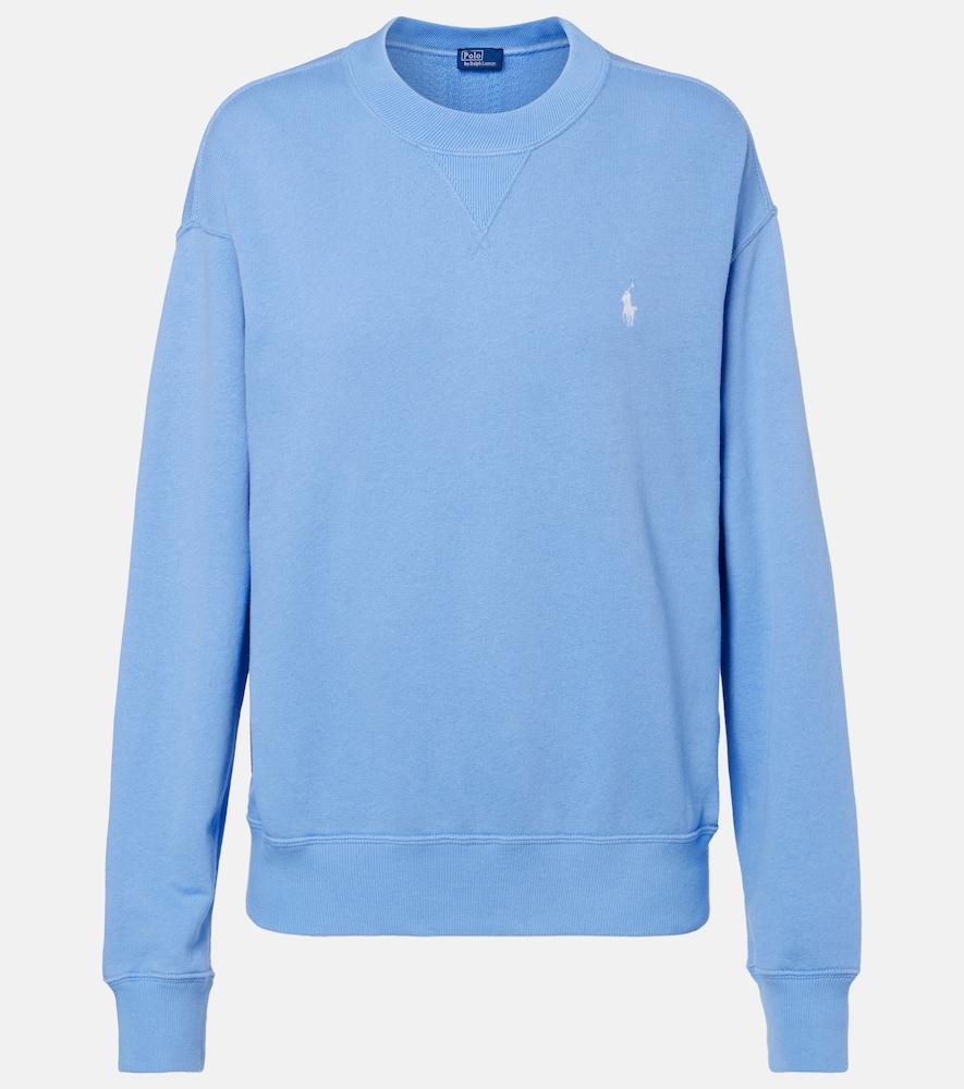 polo ralph lauren cotton-blend fleece sweatshirt
