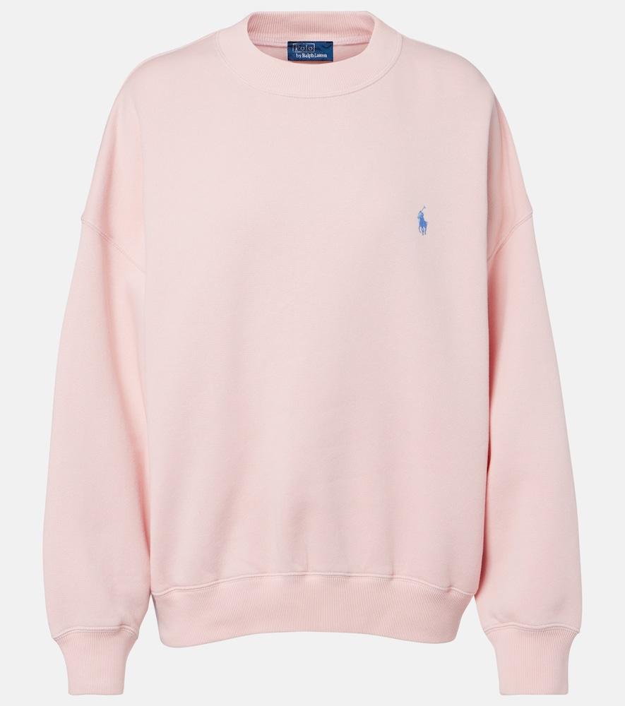 polo ralph lauren cotton-blend fleece sweatshirt