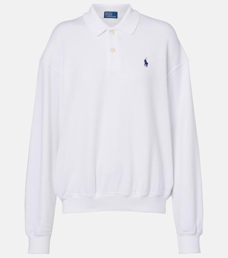 polo ralph lauren cotton-blend polo sweater