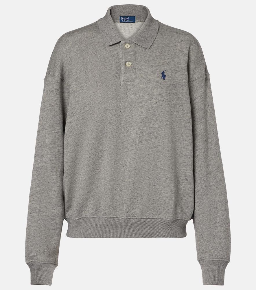 polo ralph lauren cotton-blend polo sweatshirt
