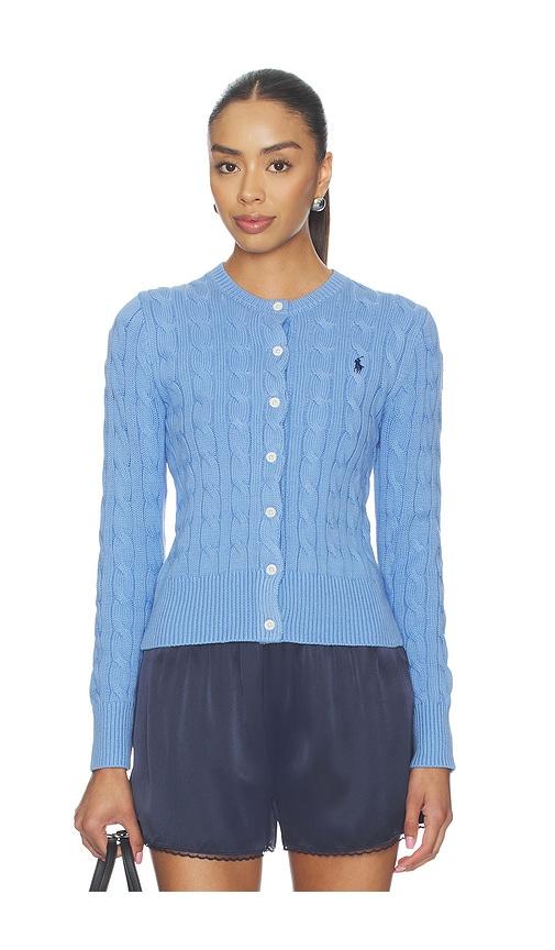 polo ralph lauren cotton long sleeve cardigan in blue. - size l (also in xs, s, m, xl, xxs)
