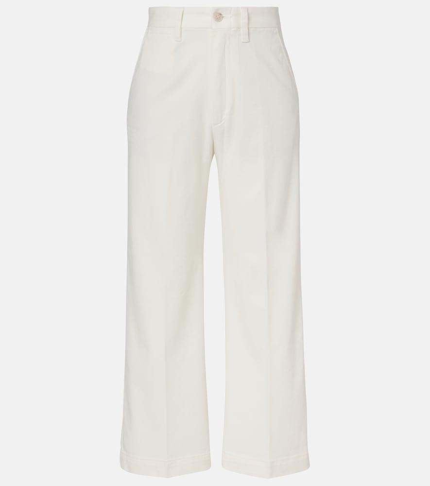 polo ralph lauren cropped cotton-blend chinos