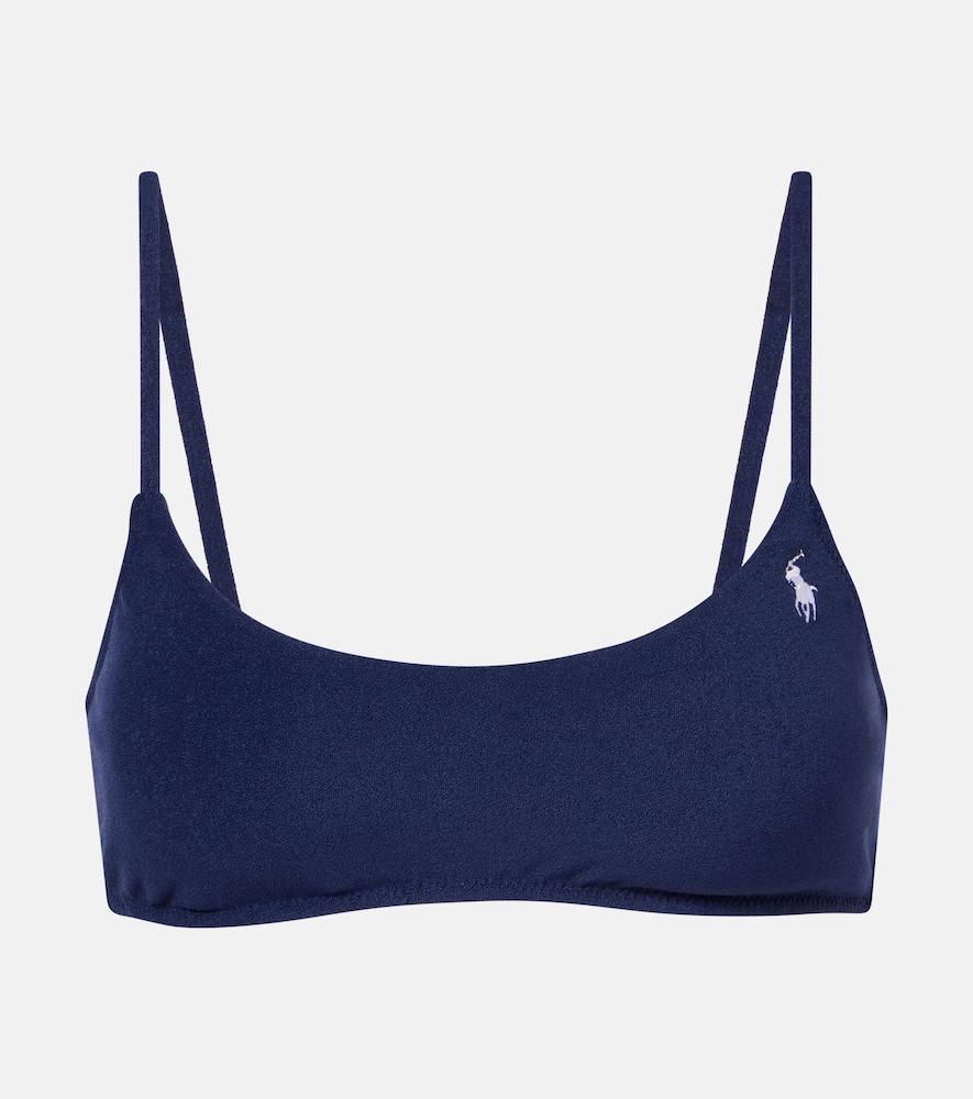 polo ralph lauren embroidered bikini top