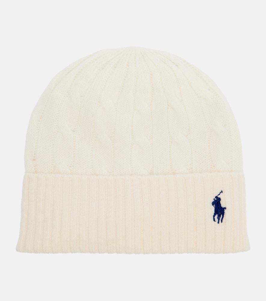 polo ralph lauren embroidered wool and cashmere beanie