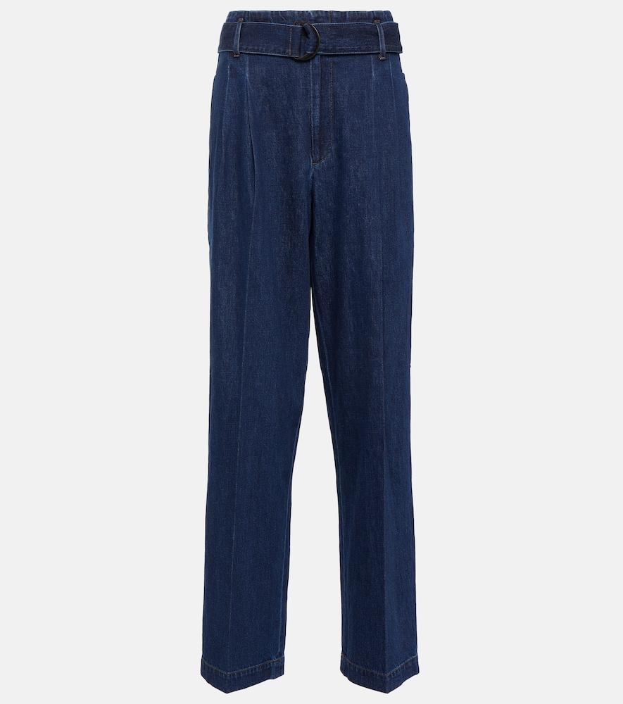 polo ralph lauren high-rise wide-leg jeans