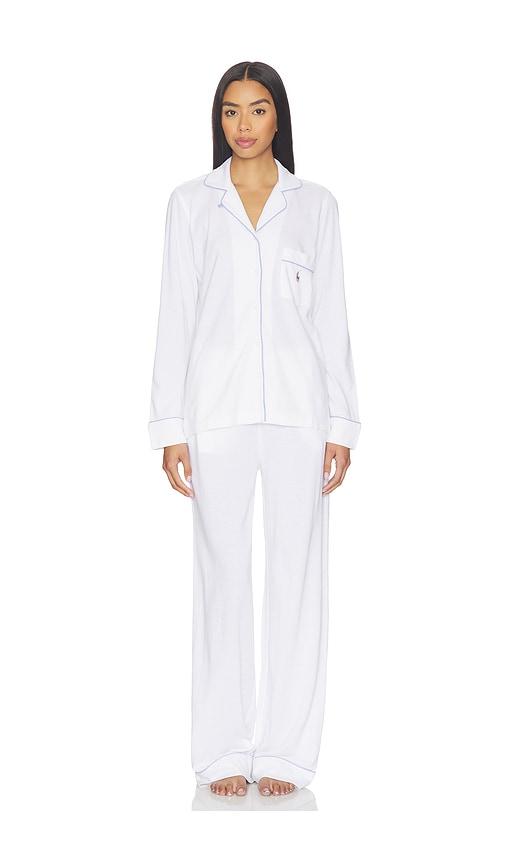 polo ralph lauren intimates madison pajama set 26 body in white. - size xxl (also in xxs)