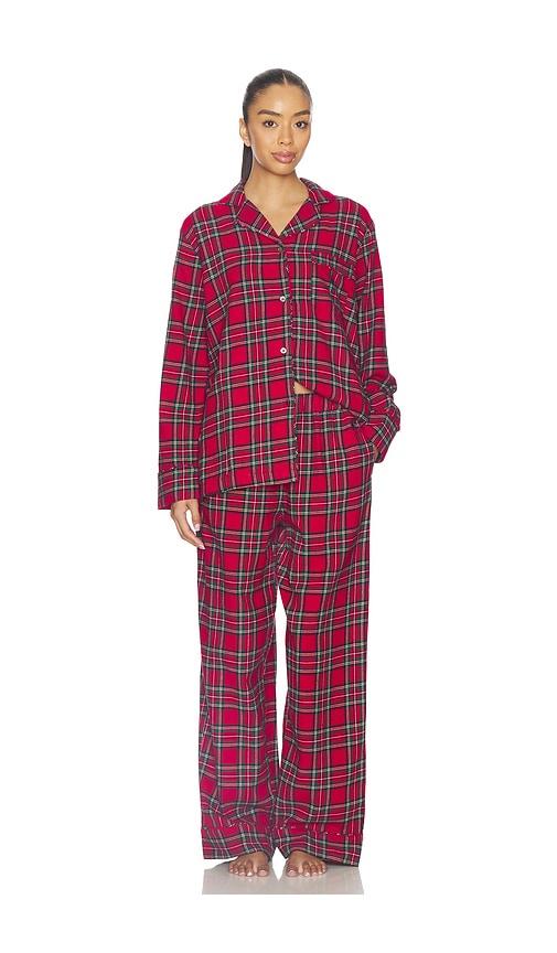 polo ralph lauren intimates madison pj set in red. - size xl (also in xs)