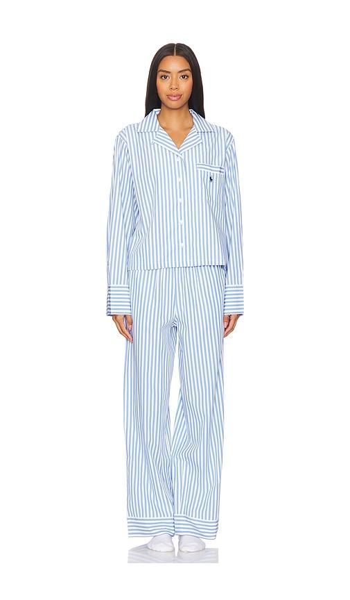 polo ralph lauren intimates pajama set in blue. - size m (also in xs, l, xl)