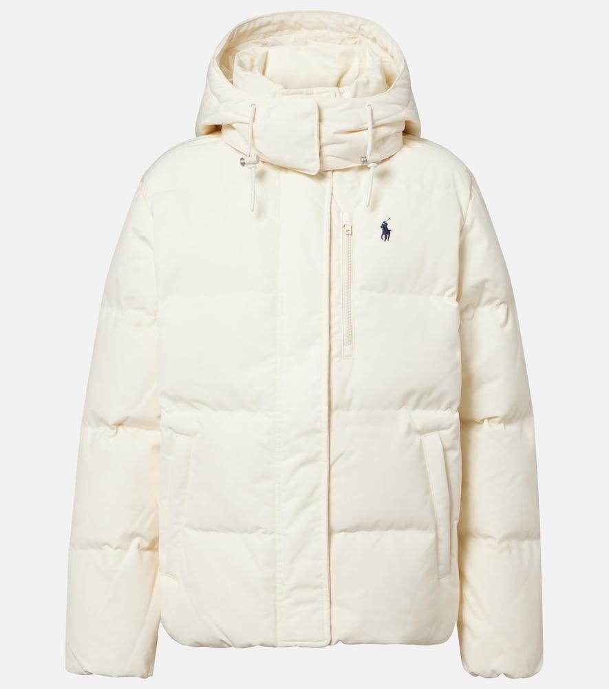 polo ralph lauren logo quilted down jacket