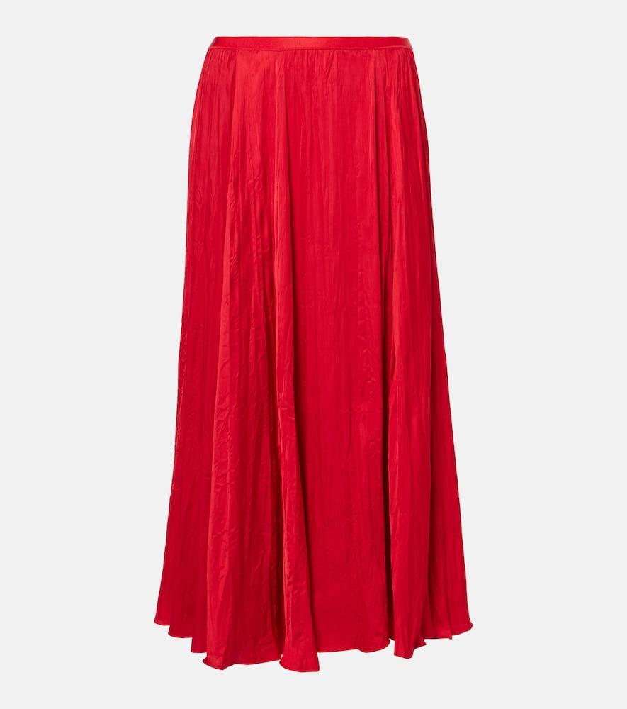 polo ralph lauren mid-rise midi skirt