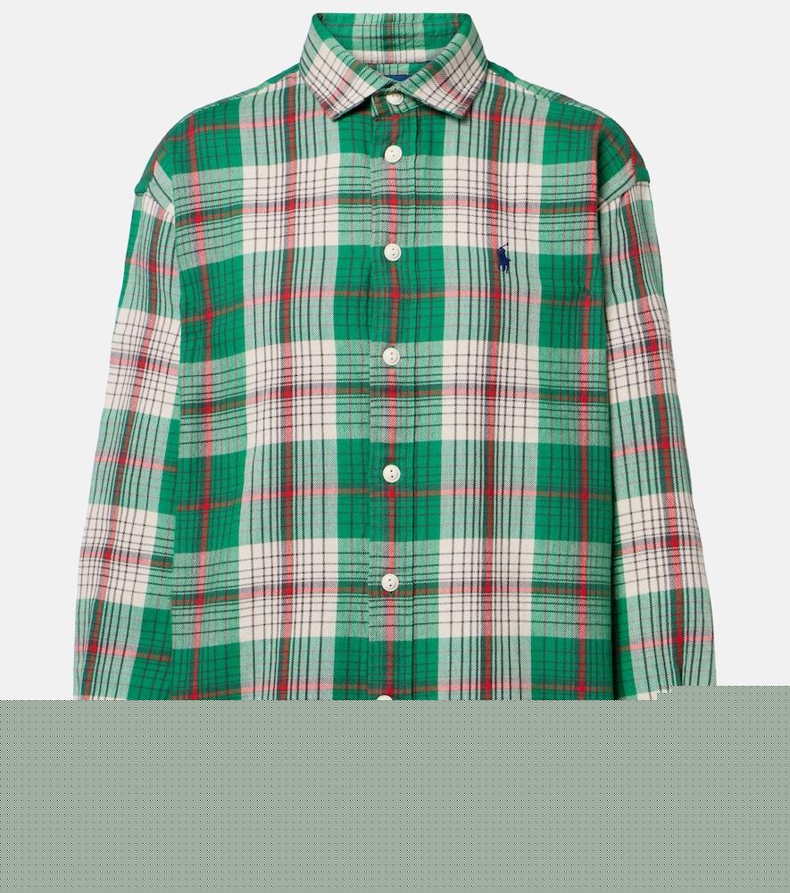 polo ralph lauren plaid cotton twill shirt