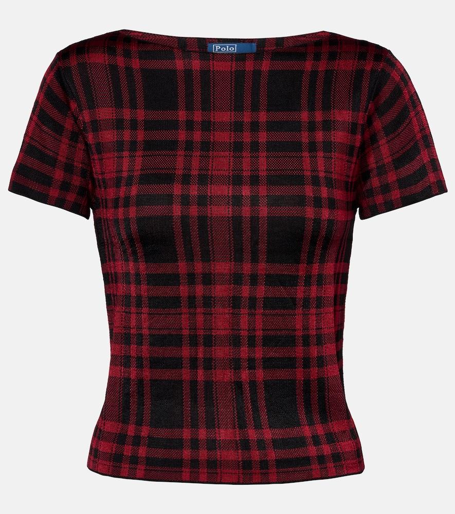 polo ralph lauren plaid top