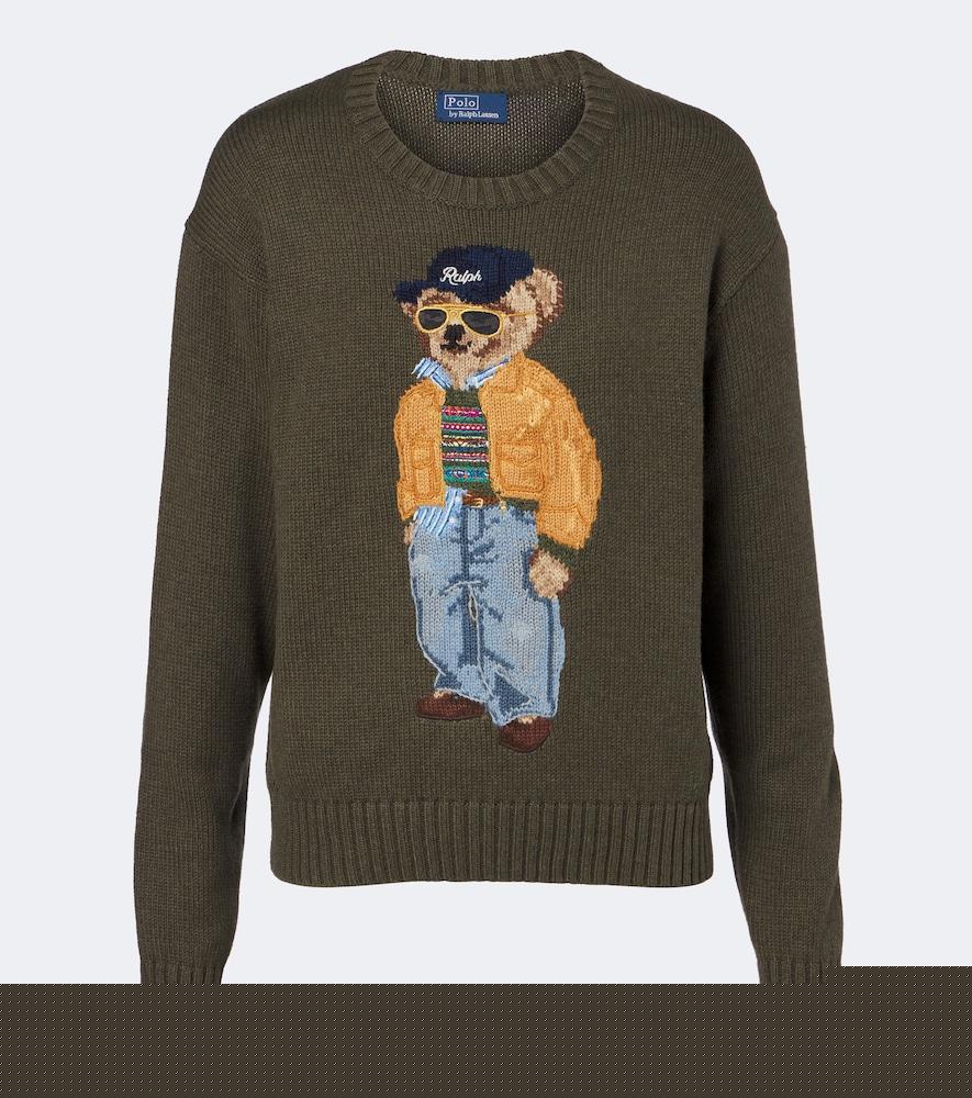 polo ralph lauren polo bear cotton sweater