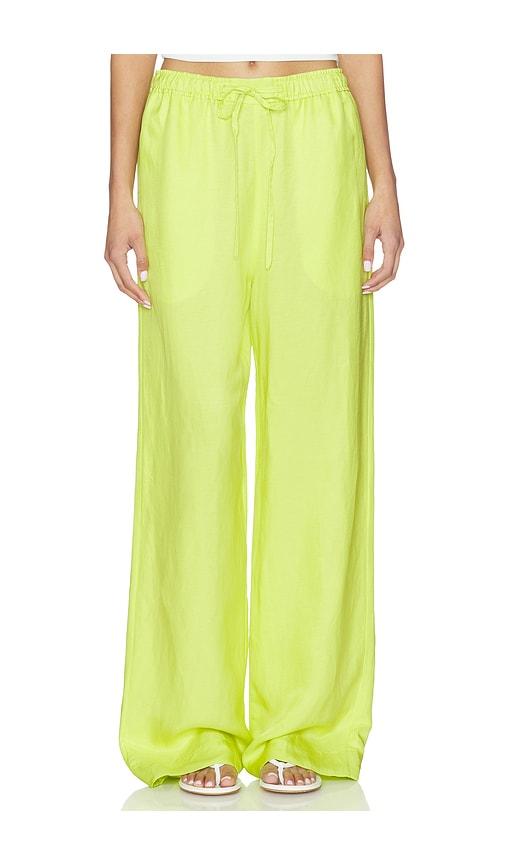 polo ralph lauren standard wide leg pant in green. - size m (also in s)
