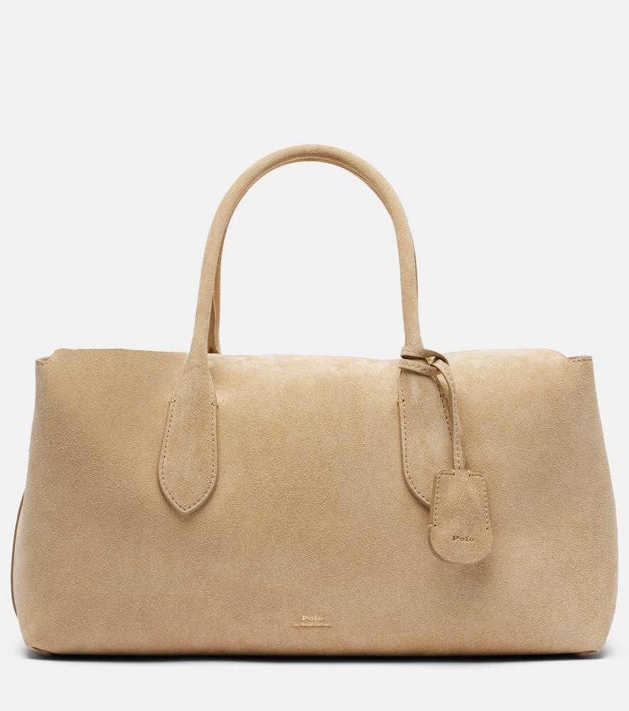 polo ralph lauren suede shoulder bag