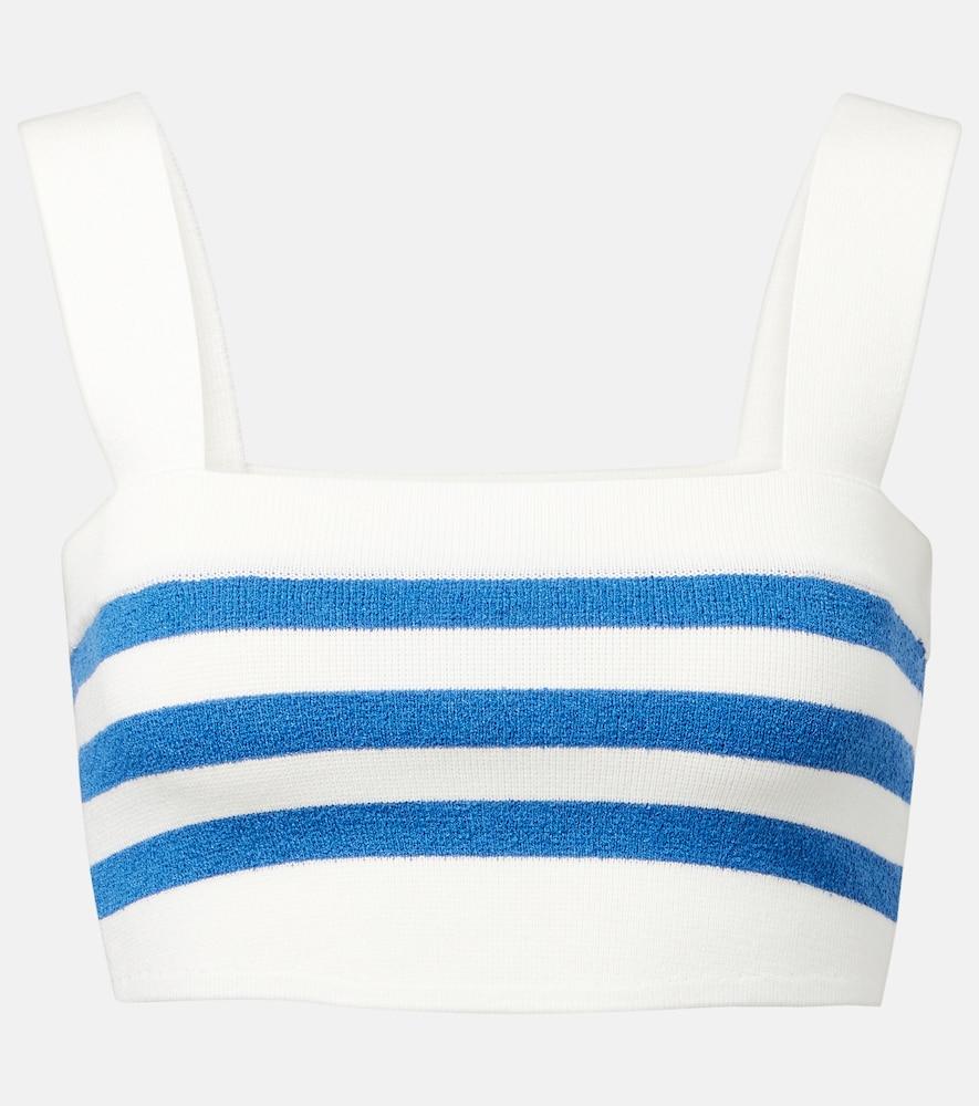 posse ari striped crop top