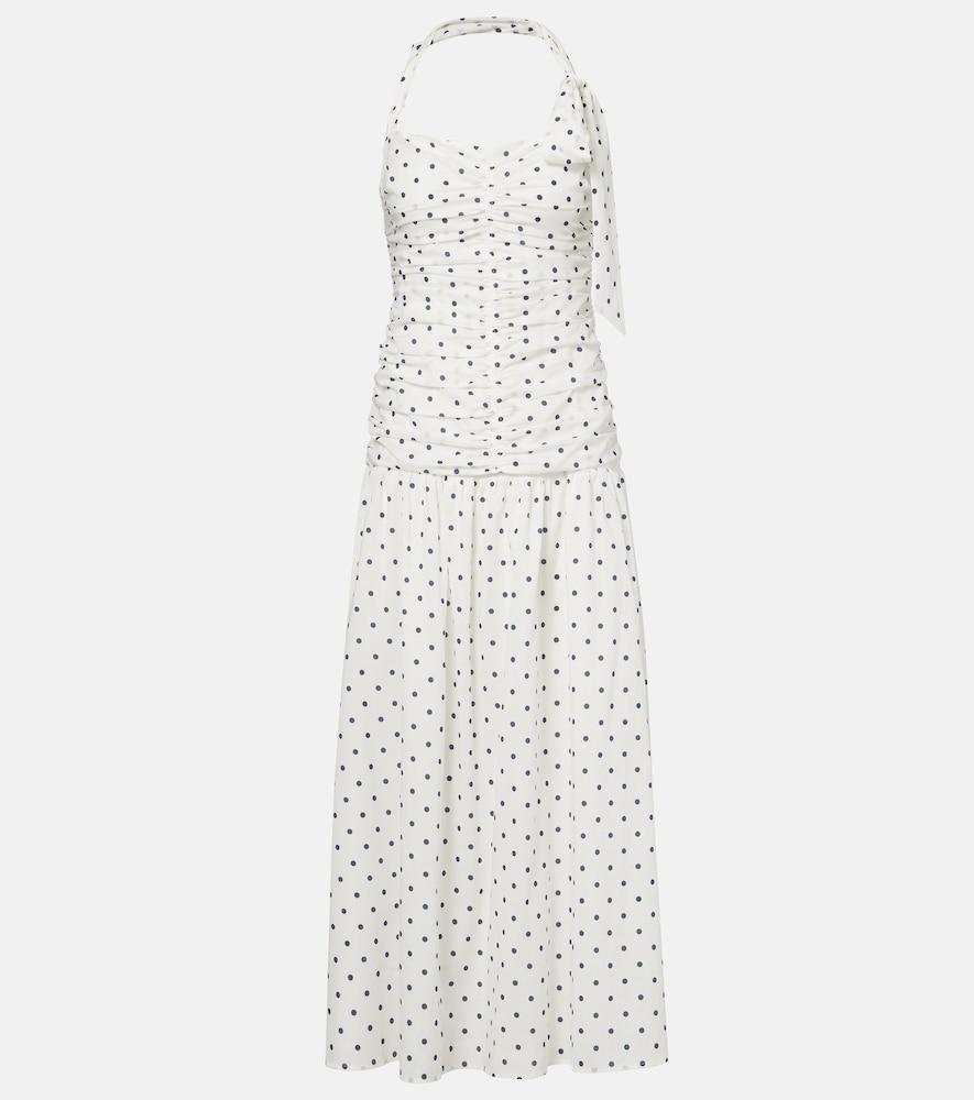 posse edie polka-dot maxi dress