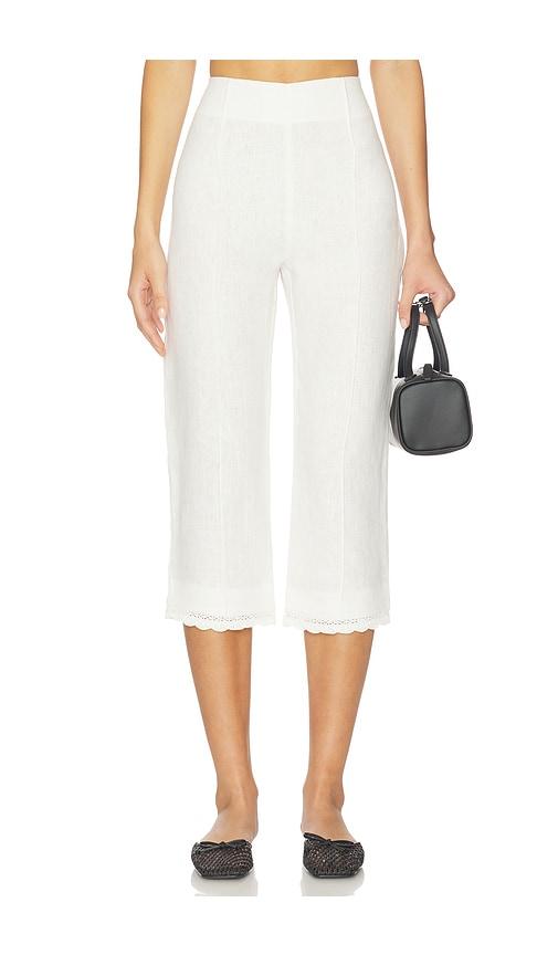 posse effi capri pant in cream. - size m (also in xs, s)