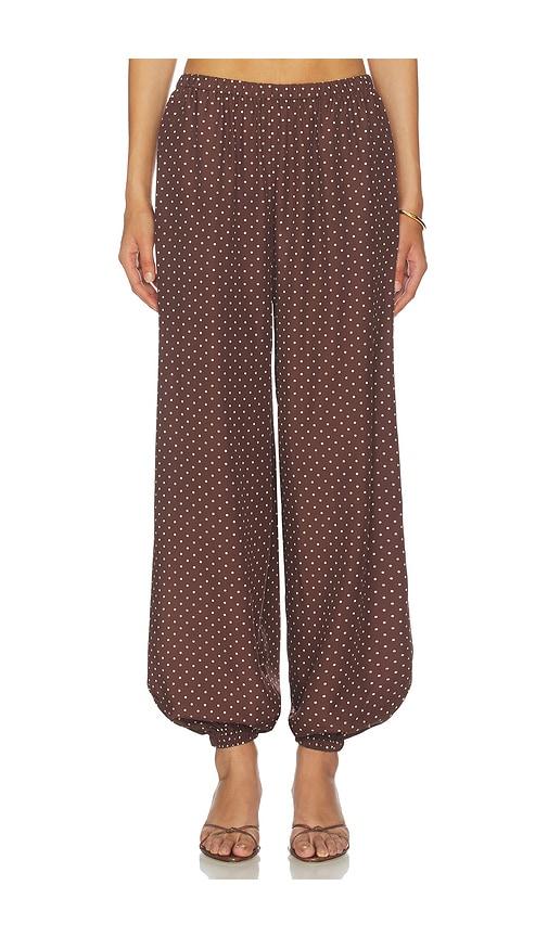 posse evie pant in brown. - size l (also in s, m, xl)
