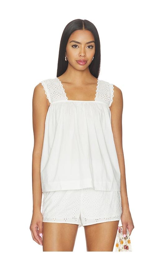 posse harriet top in white. - size l (also in xs, s, m)