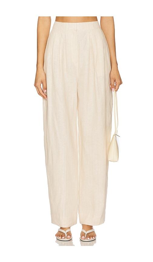 posse lucille trouser in beige. - size m (also in xs, xxs, s)