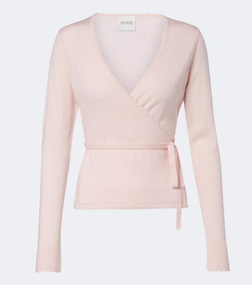 posse maisie wool wrap top