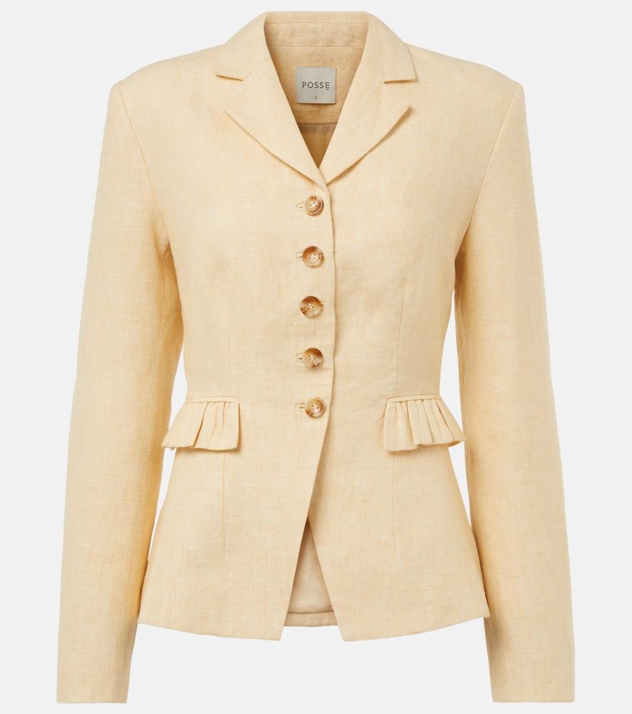 posse matilda linen jacket
