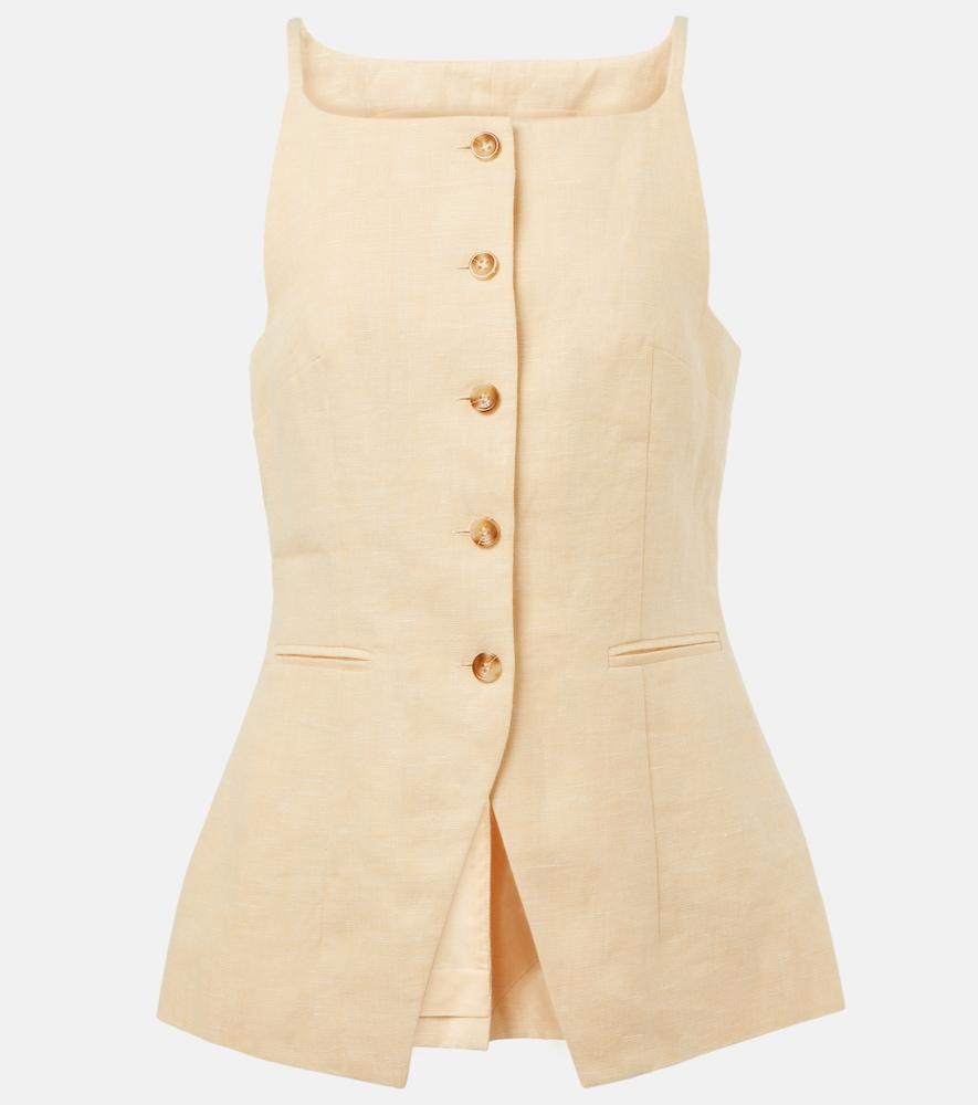 posse nancy linen top