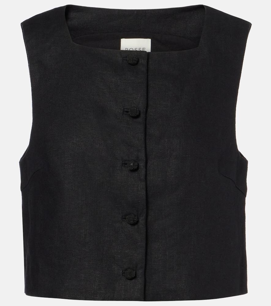 posse rio linen crop top