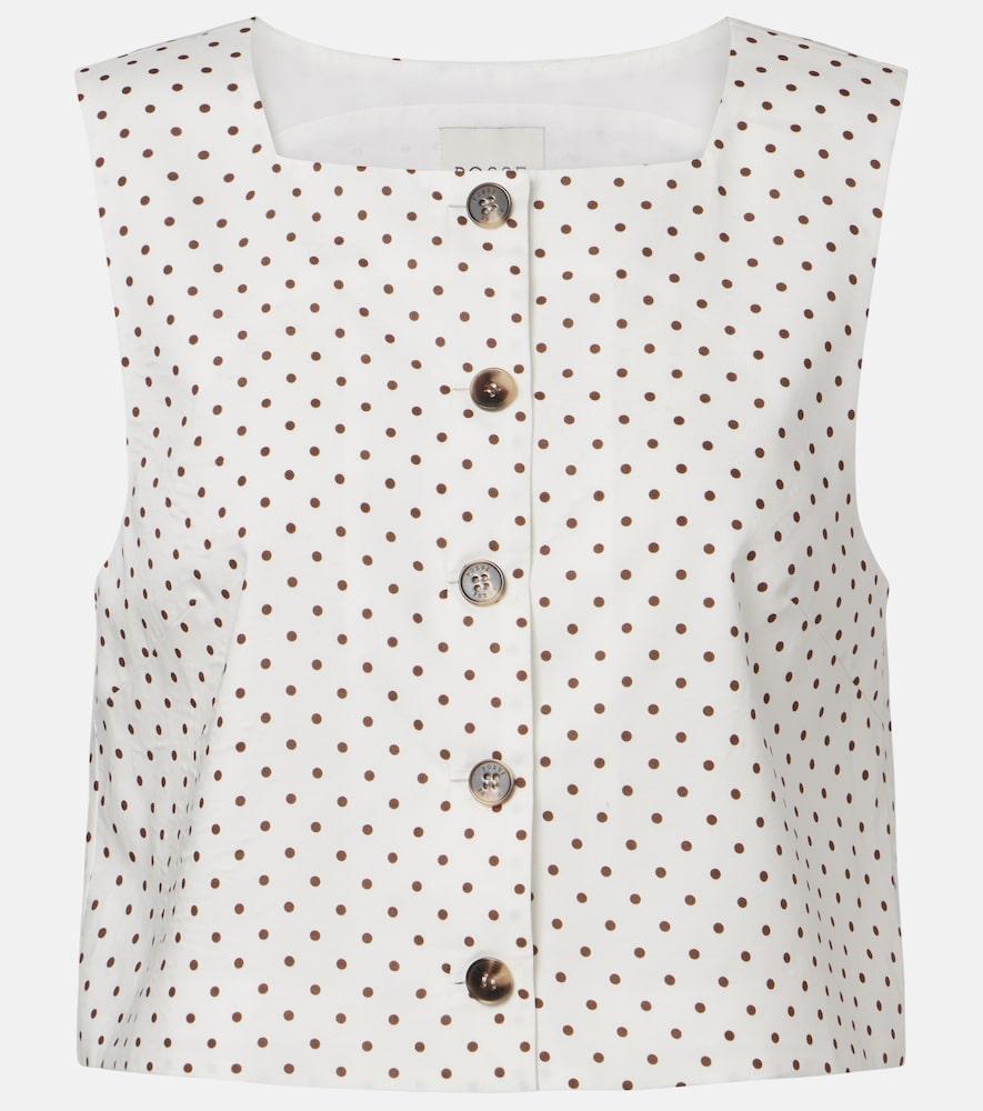 posse rio polka-dot crop top