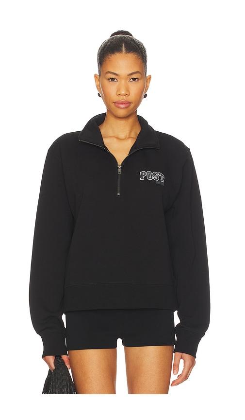 post swim 3 quarter zip in black. - size m (also in xl)