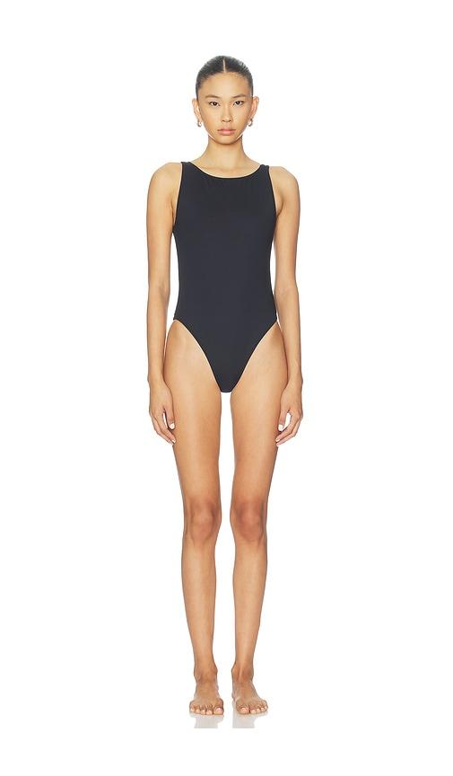 post swim lauren one piece swimsuit in black. - size m (also in xs)