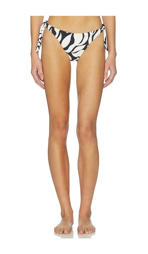 post swim mariella bikini bottom in black,white. - size l (also in xl)