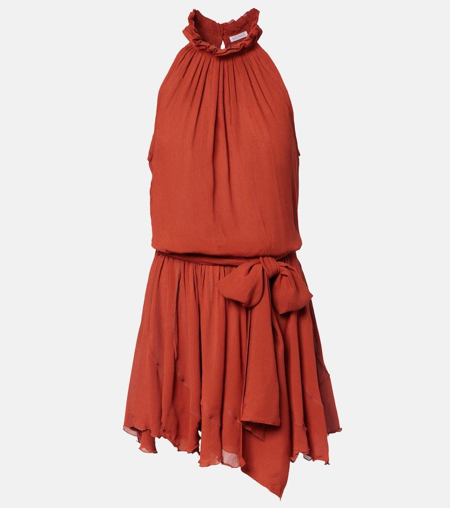 poupette st barth bianca gathered minidress