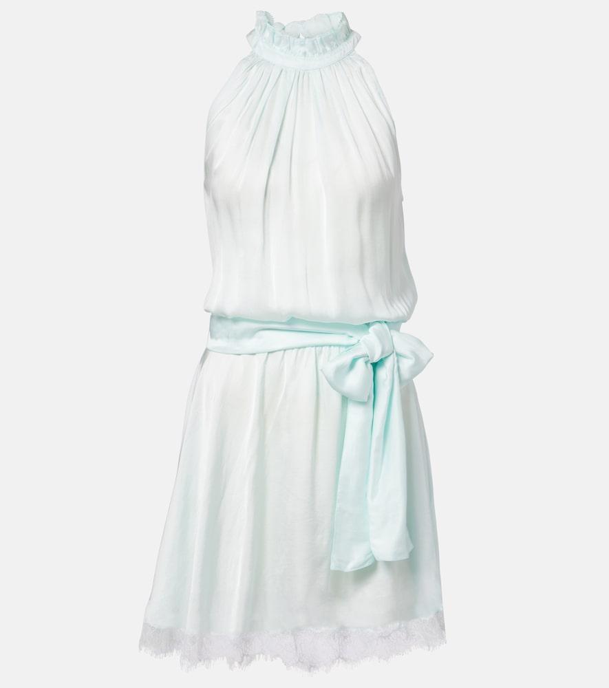 poupette st barth bianca halterneck minidress