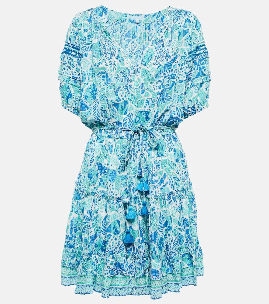 poupette st barth bona printed minidress