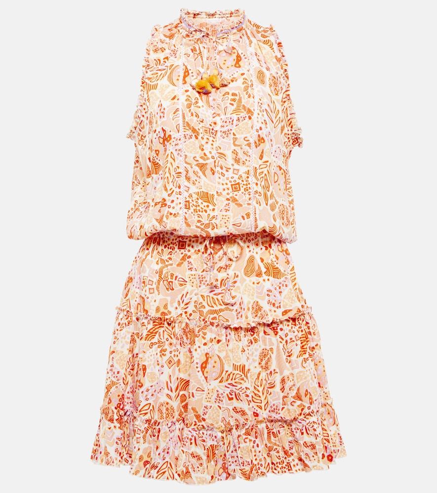 poupette st barth clara printed minidress