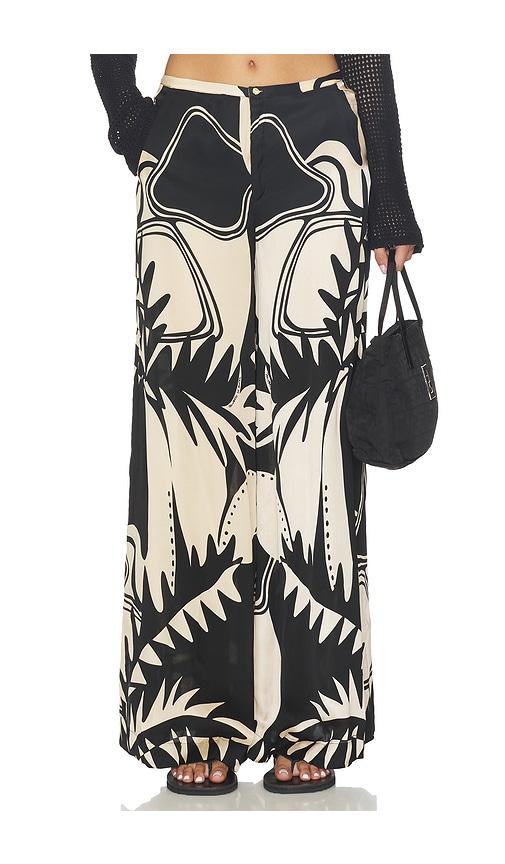 poupette st barth clea pant in black. - size m (also in s)