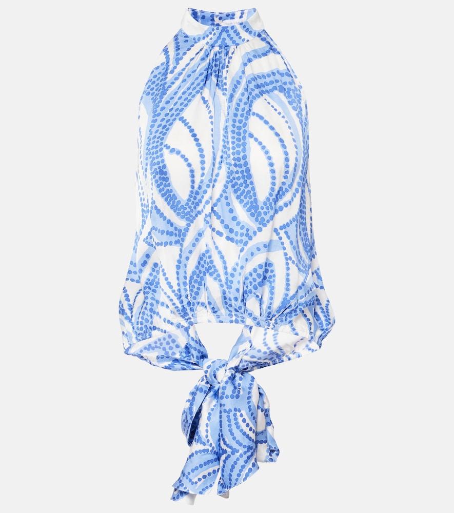 poupette st barth clea printed top