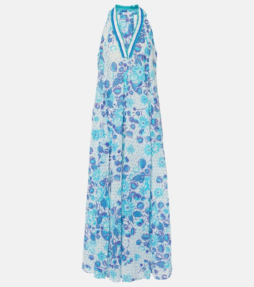poupette st barth cotton midi dress