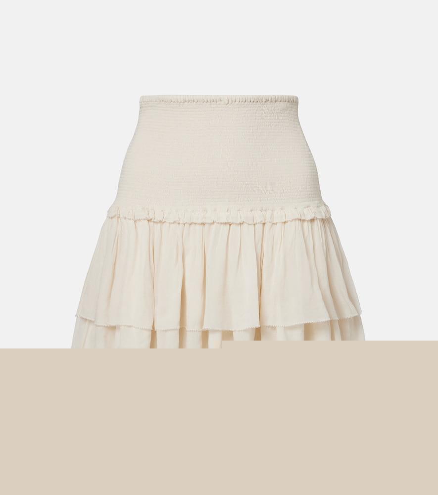 poupette st barth farrah tiered miniskirt