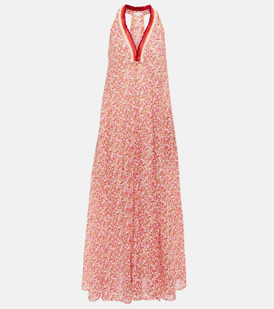 poupette st barth floral maxi dress