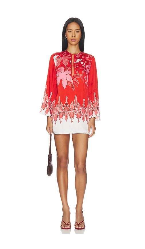 poupette st barth gia mini dress in red. - size l (also in xs, s, m)